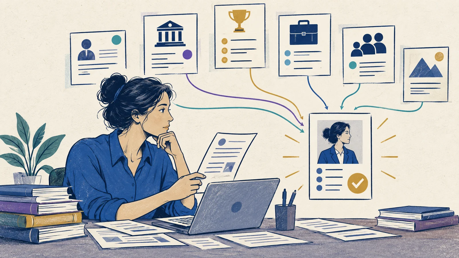 Editorial sketch illustrating Credibility