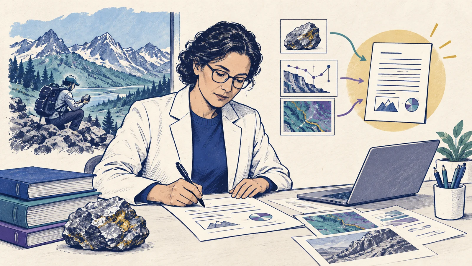 Editorial sketch illustrating Expert Letter