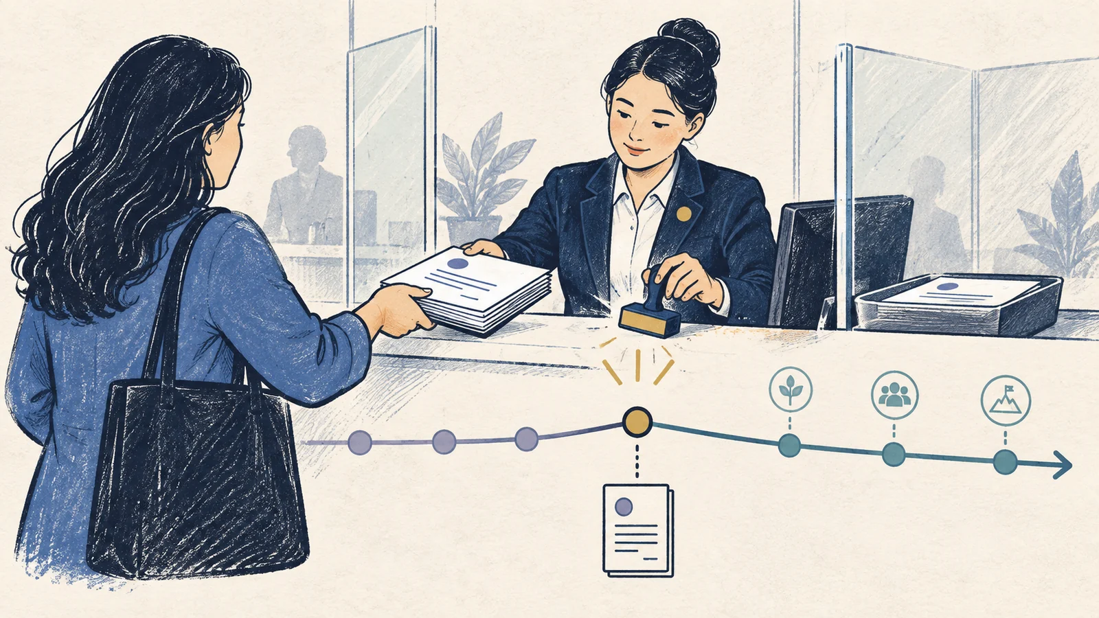 Editorial sketch illustrating Filing Date