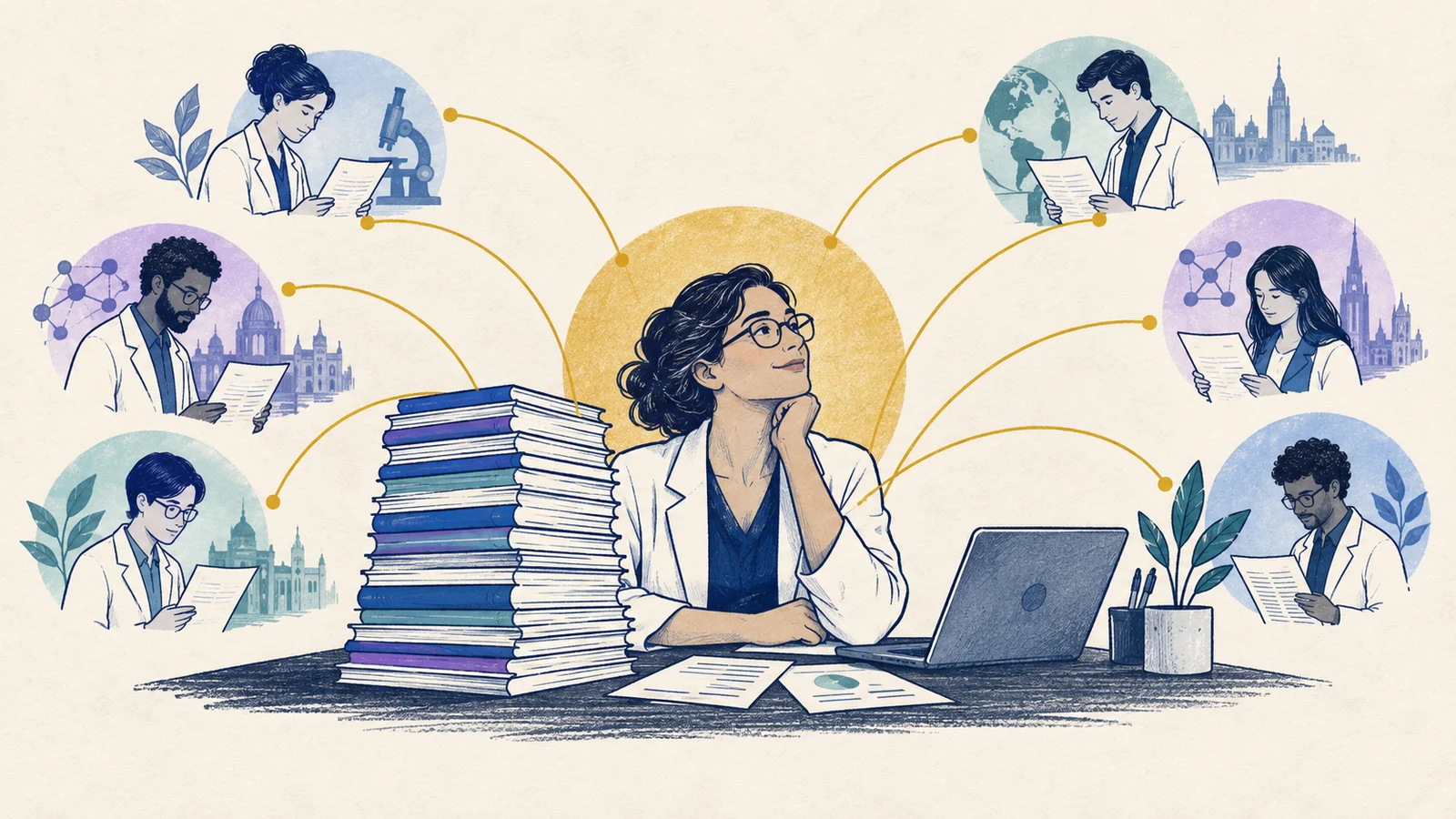 Editorial sketch illustrating H-Index