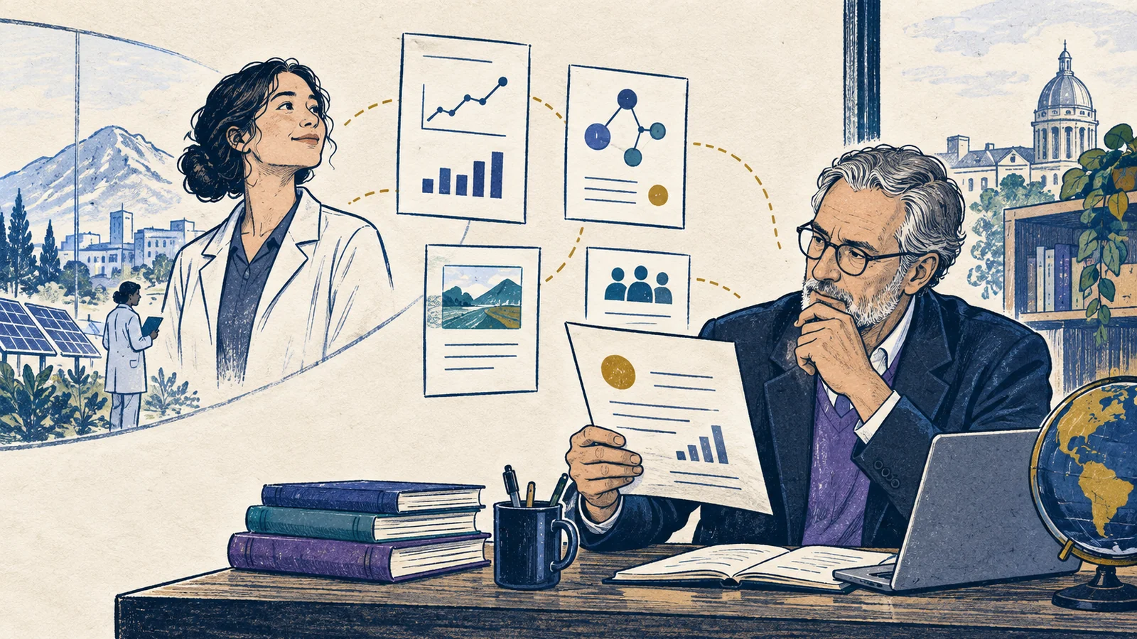 Editorial sketch illustrating Independent Recommendation Letter