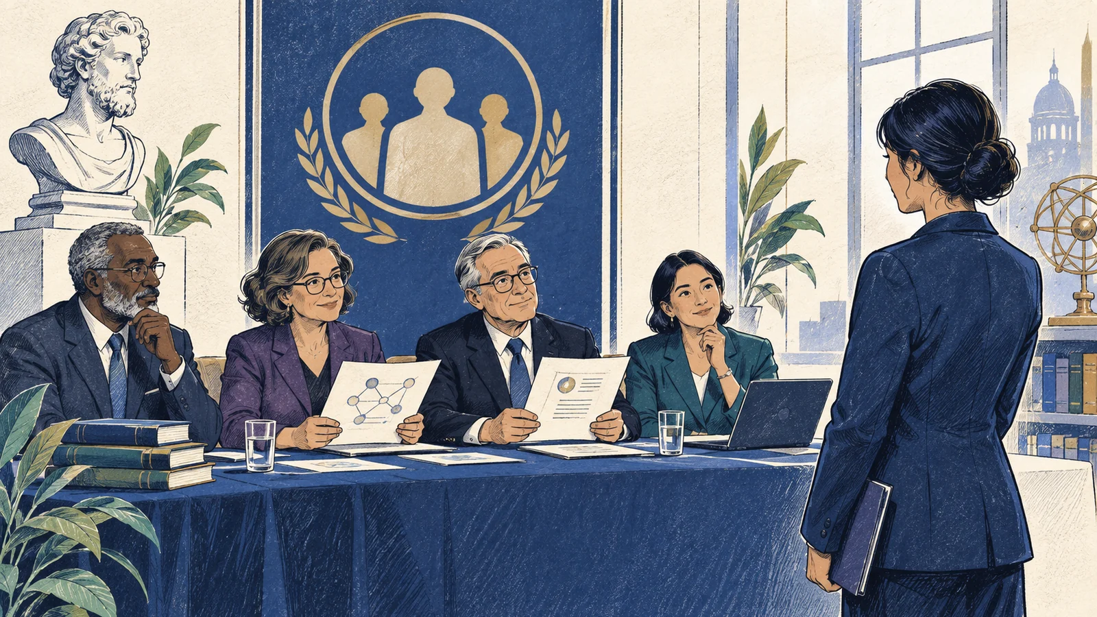 Editorial sketch illustrating Membership in Associations