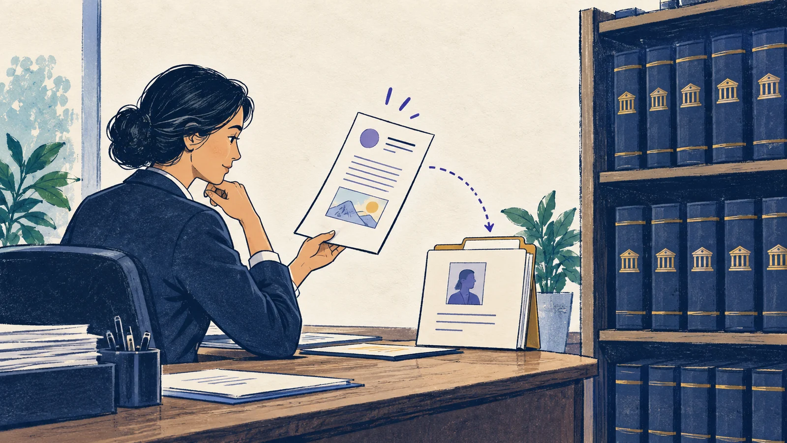 Editorial sketch illustrating Non-Precedent Decision