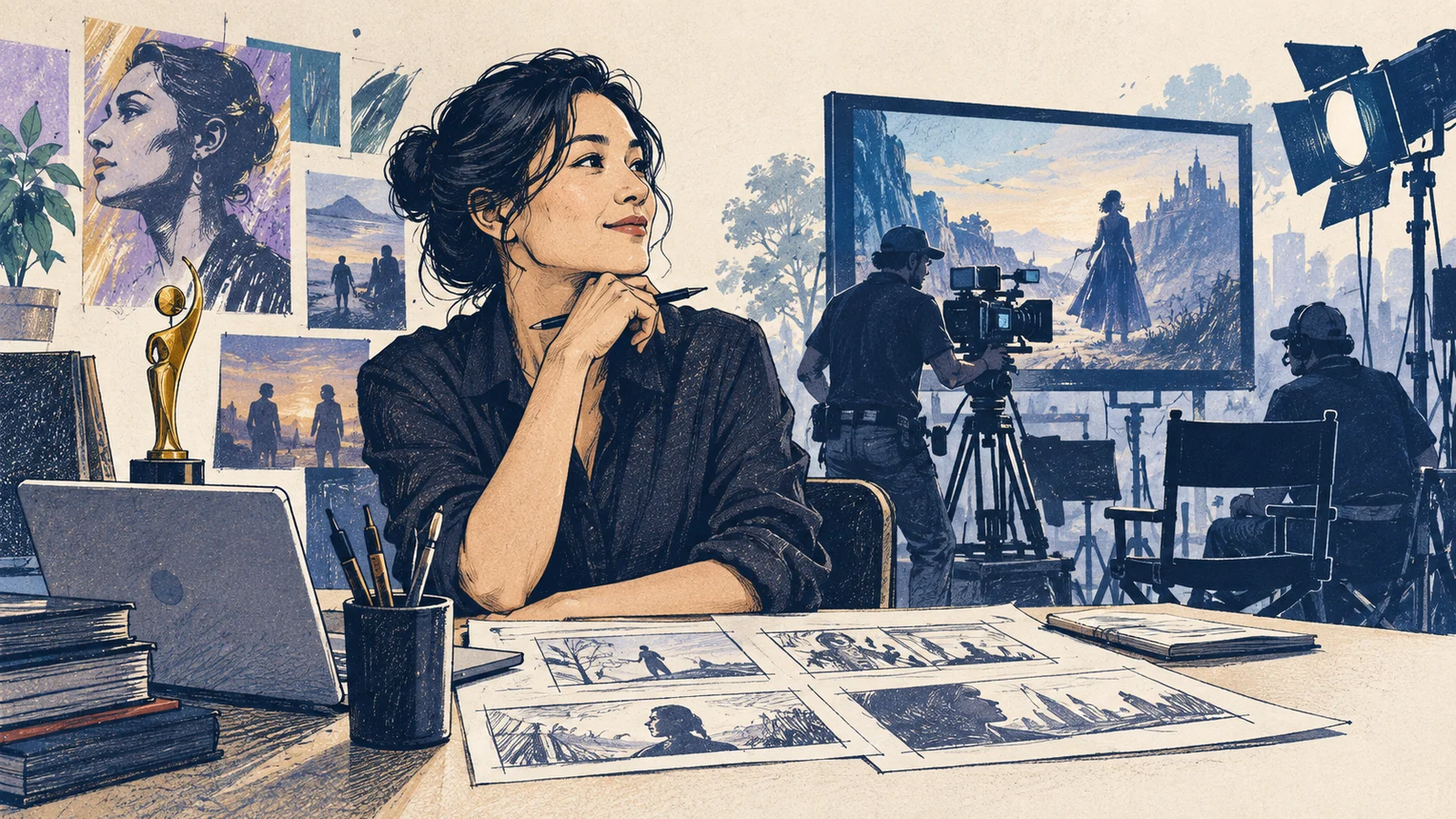 Editorial sketch illustrating O-1B