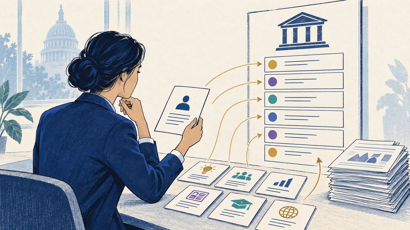 Editorial sketch illustrating Regulatory Criteria