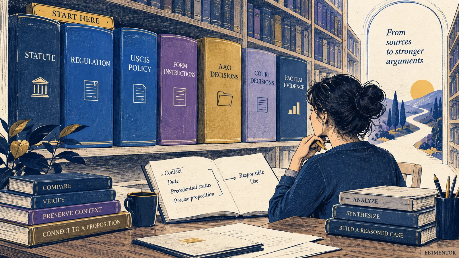 Editorial sketch illustrating Reading an Extraordinary Ability RFE: An Educational Issue-Mapping Guide